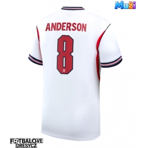 Anglie Elliot Anderson #8 Domácí Dres MS 2026 Krátký Rukáv